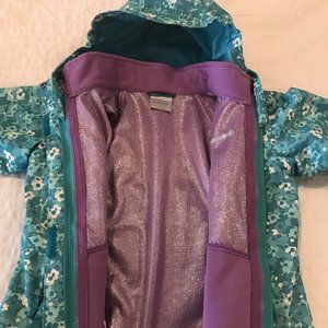 Columbia Girls Bugaboo Interchange Jacket Size 10/12